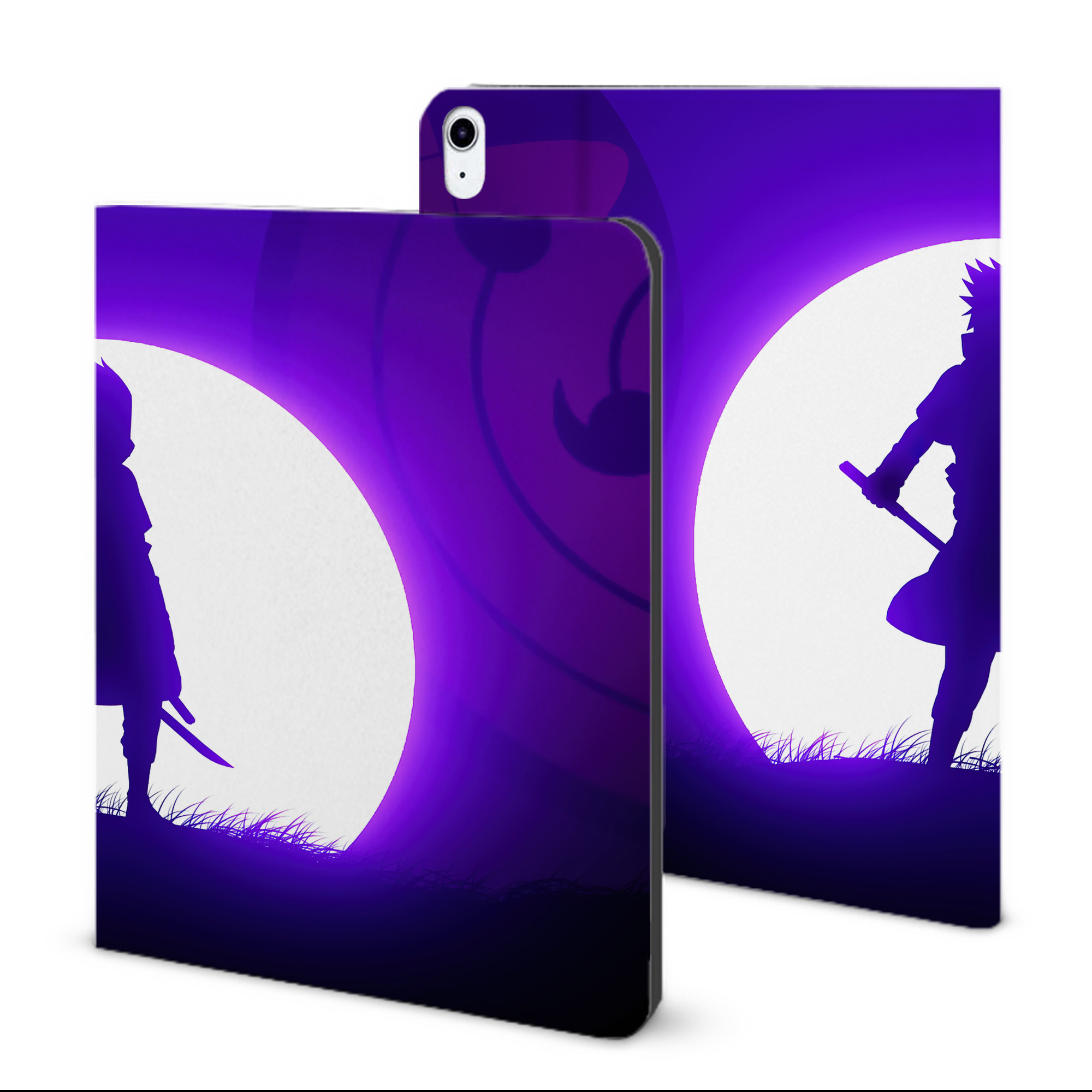 （画像用） NARUTO -ナルト- NARUTO -ナルト- 疾風伝 IPad ケース ブック型 PUレザー TPU 耐衝撃 軽量 薄型 ペン収納なし 全面保護 IPad 各モデル対応